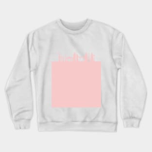 World Showcase Famous Monuments Millennial Pink Crewneck Sweatshirt